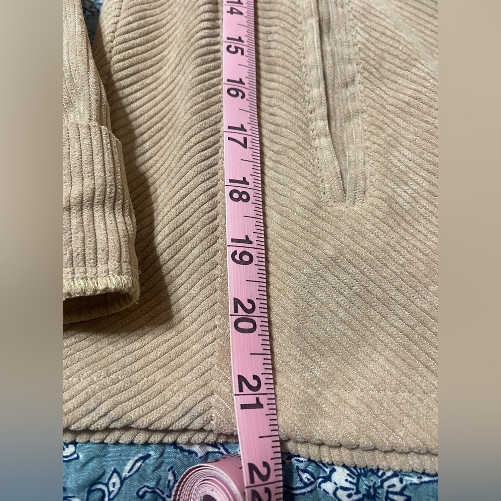 Umgee Taupe Corduroy Moto Jacket - Picture 8 of 8